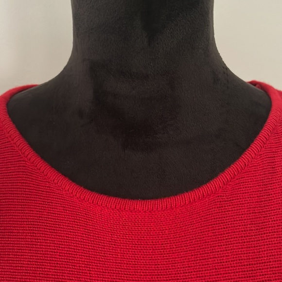 Michael Kors Red Tunic Sweater - Picture 3 of 11
